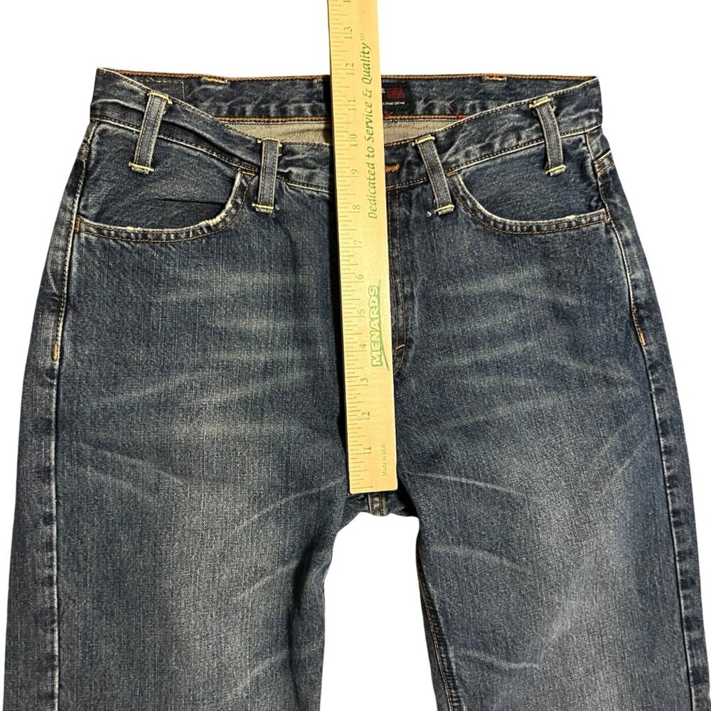 American Eagle Mens Jeans 29x30 Used Unhemmed Raw Edge 100% Cotton - Picture 12 of 16